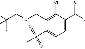 Benzoic acid, 2-chloro-4-(methylsulfonyl)-3-[(2,2,2-trifluoroethoxy)methyl]-