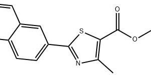 ethyl 2-(3-formyl-4-hydroxyphenyl)-4-methyl thiazole-5-carboxylate