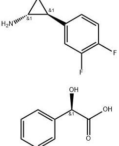 (1R,2S)-2-(3,4-Difluorophenyl)cyclopropanamine (2R)-Hydroxy(phenyl)ethanoate